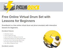 Tablet Screenshot of drumquick.com